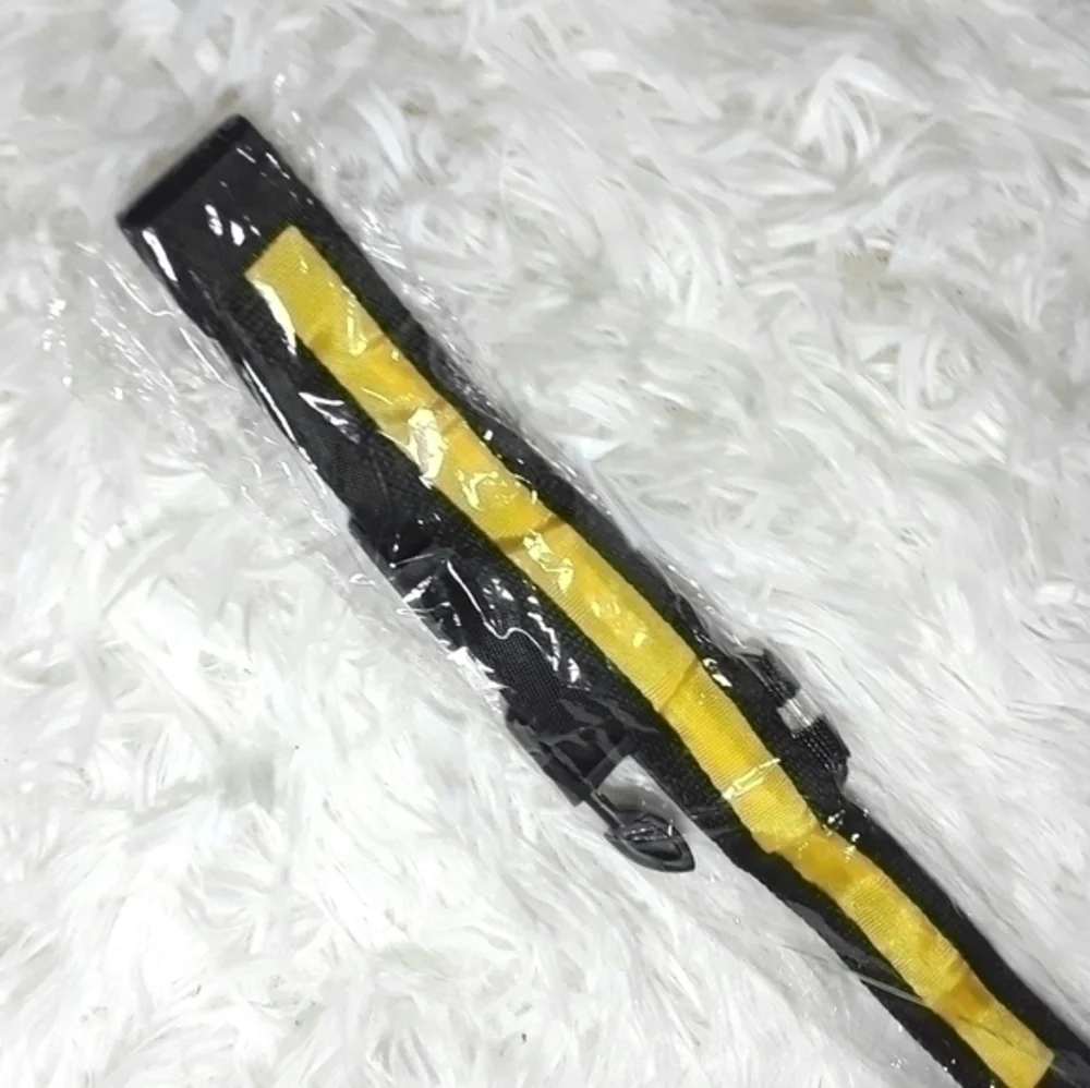 Two Tone Trimmed Pet Collar-Size L